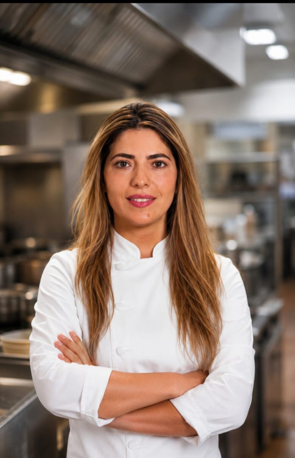 Nora El Odry, cocinera y fundadora de La Pastela de Nora, en su obrador de Málaga